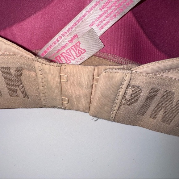 PINK Victorias Secret Nude Lightly Lined Bra Size 34D - Picture 4 of 7